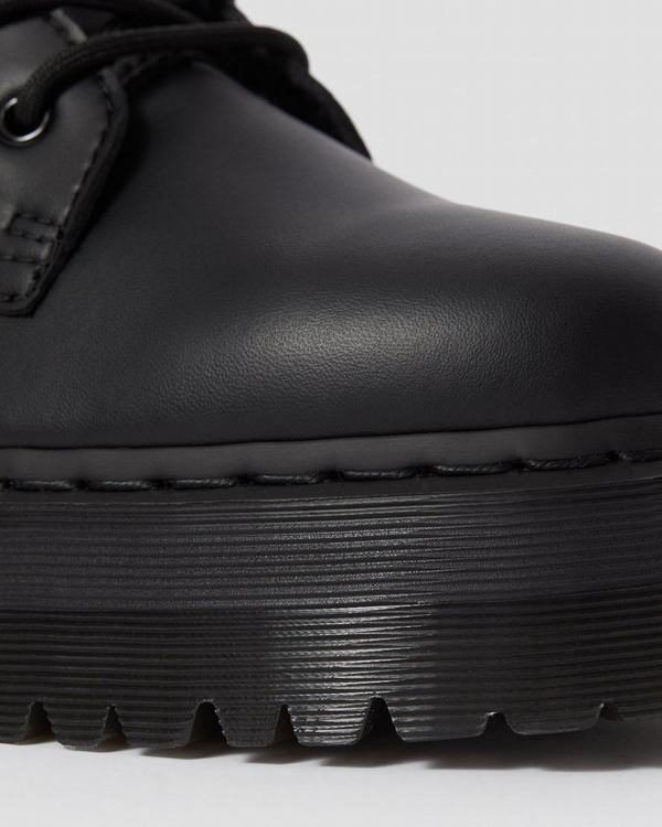 Dr Martens Dámské Boty Na Platformě Vegan Jadon Ii Mono Černé, CZ-940135